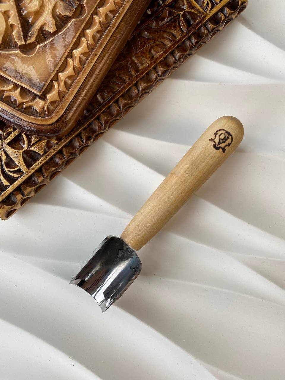 Short straight bevel gouge STRYI&Adolf Yurev, Chip carving gouge, U-go ...