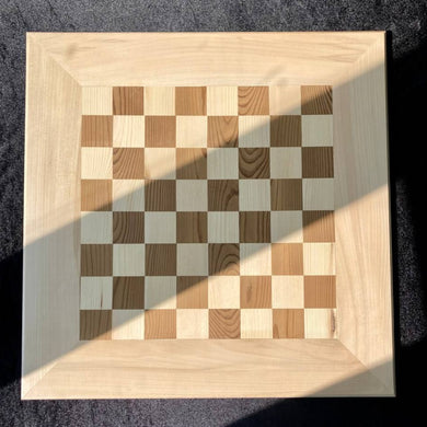 Tablero de tilo para tallar ajedrez, tablero de ajedrez hecho a mano, tilo en blanco