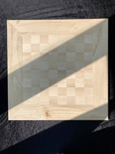 Load image into Gallery viewer, Basswood board for carving chess, chess board handmade, basswood blank