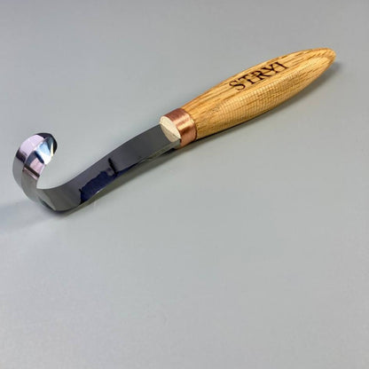 Holzschnitzerei-Hakenmesser für Löffelschale und Kuksa-Schneiden STRYI