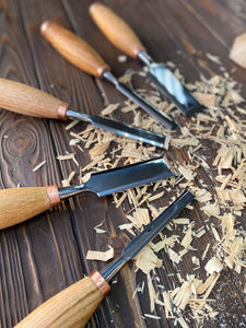 Juego de cinceles de borde biselado RICHTER Narex, herramienta de carpintería, cincel recto, herramienta para trabajar la madera