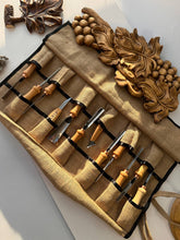 Cargar imagen en el visor de la galería, Juego de herramientas para tallar madera 12 piezas STRYI Profi para relieve y tallado en virutas