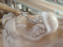 Cargar imagen en el visor de la galería, Gubia larga curvada perfil 5, herramientas para tallar madera STRYI