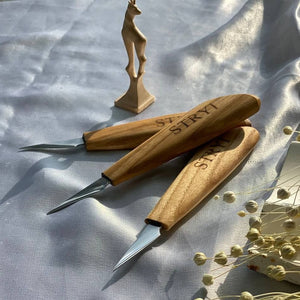 Cuchillo para tallar madera 40mm STRYI Profi para tallado detallado