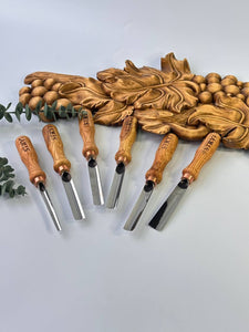 Gouge #7 profile woodcarving chisel STRYI Profi, sloping gouges, Stryi carving tools, gouge, chisels