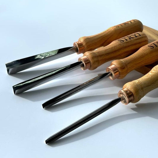 V-parting chisel 60 degrees, Woodcarving gouges STRYI Profi, V-tools, Corner chisels