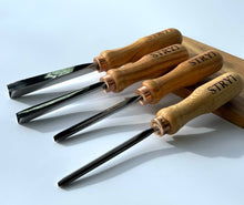 Load image into Gallery viewer, V-parting chisel 60 degree, woodcarving gouges STRYI Profi, V-tools, corner chisels