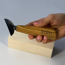 Load image into Gallery viewer, Knife for woodcarving STRYI Profi 40mm, Chip carving knife, Carving tools
