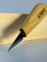 Cargar imagen en el visor de la galería, Cuchillo para tallar madera 40mm STRYI Profi para tallado detallado