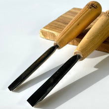 Load image into Gallery viewer, V-parting chisel  unpolished , wood carving tools STRYI Standart, V-tools