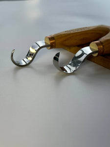 Cuchara, cuenco y cuchillo para trinchar kuksa, filo afilado, 25 mm STRYI Profi
