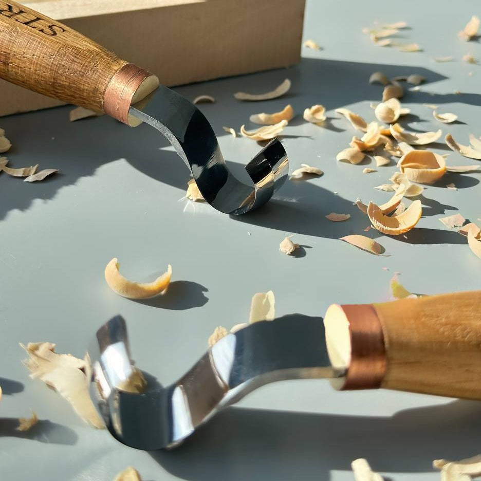 Spoon and Kuksa Carving hook knife 20mm STRYI Profi, Hook knife,Spoon ...