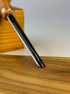 Palm carving tool STRYI  Profi #7, Linoleum an block cutters, micro wood engraving chisel