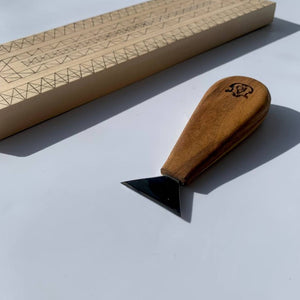 Chip carving knife 35mm, Swallowtail knife, Short tools STRYI-AY Profi