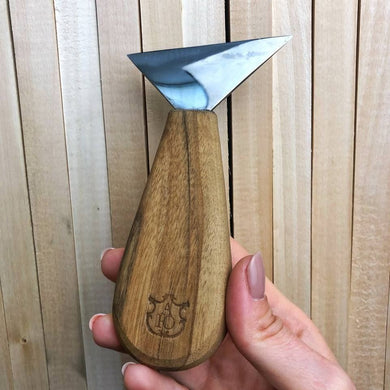 Modernes Messer für Holzschnitzerei 70 mm, breites Spanschnitzmesser Meißel STRYI&Adolf Yurev Profi