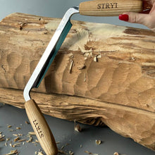 Load image into Gallery viewer, Drawknife STRYI Profi 150mm Woodworking hand tool, shaving knife for cutting wood