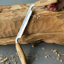 Cargar imagen en el visor de la galería, Drawknife STRYI Profi 150mm Herramienta manual para trabajar la madera, cuchillo de afeitar para cortar madera