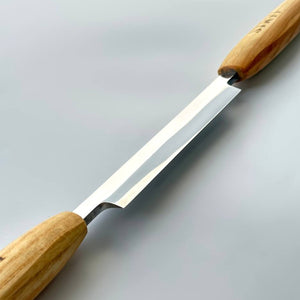 Zugmesser STRYI Profi 130 mm, gerades Holzschermesser zum Schneiden von Holz