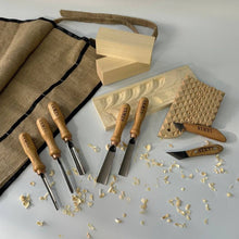 Cargar imagen en el visor de la galería, Juego de herramientas básicas para tallar madera STRYI para tallar y tallar en relieve