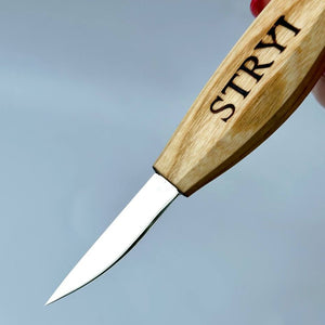 Schnitzmesser zum Holzschnitzen 58mm STRYI Profi