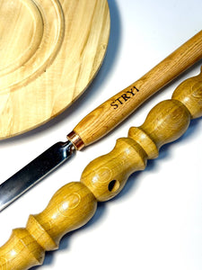 Skew chisel 70 degree, 30mm, lathe working tool, Wood turning tool STRYI Profi