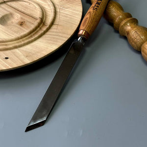 Skew chisel STRYI Profi 45 degree, 20mm, lathe working tool, Wood turning tools
