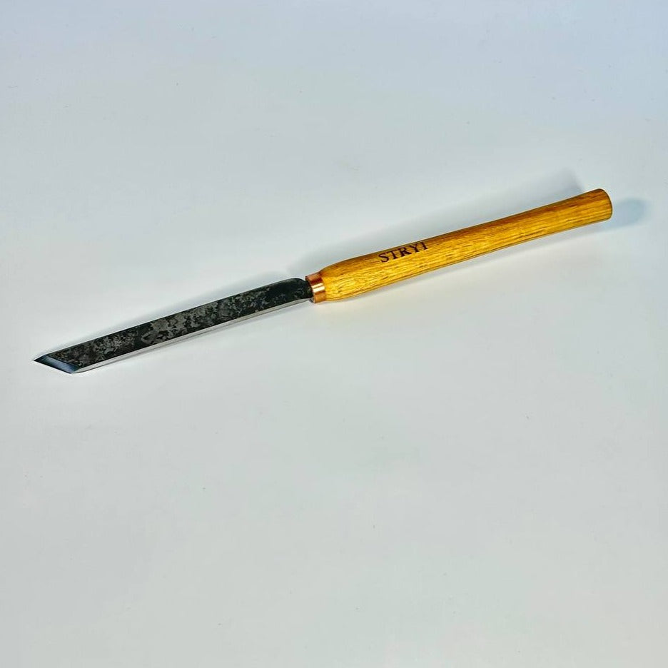 Skew chisel STRYI Standart 45 degrees 20mm, Lathe working tool, Wood turning tool STRYI