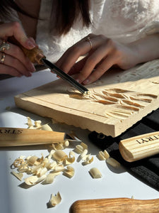 Grundlegendes Holzschnitzwerkzeug-Set zum Reliefschnitzen, 5-teilig STRYI Profi