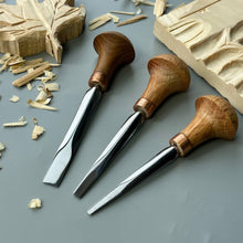 Cargar imagen en el visor de la galería, Herramienta de tallado de palma STRYI Profi #1, herramienta de linocuttung, cincel de micro grabado en madera