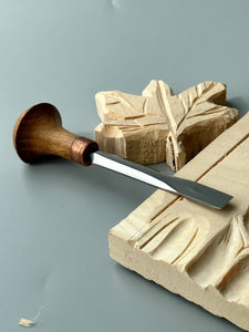 Palm carving tool STRYI Profi #1, Linocuttung tool, Engraving chisel, Flat carving chisel