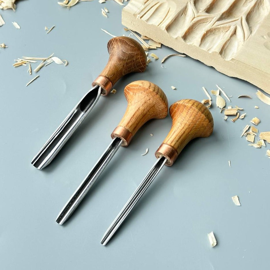 Palm carving tool STRYI Profi sweep #9, Linocutting tool, Burin ...