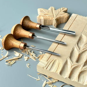 Herramienta de tallado de palma STRYI Profi barrido #9, herramienta Linocutting, grabador de buril, herramienta detallada