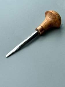 Palm carving tool STRYI Profi #1, Linocuttung tool, Micro wood Engraving chisel, Flat carving chisel