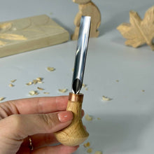 Load image into Gallery viewer, Palm carving tool STRYI Profi #5, Linocut tool, Microcarvung chisels, Engraving chisel