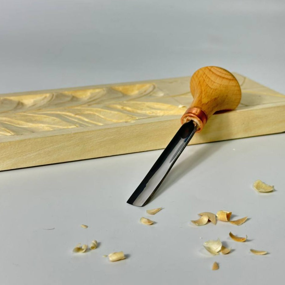 Palm carving tool STRYI Profi sweep #5, Linocutting tool, Micro chisels ...