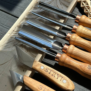 Grundlegendes Holzschnitzwerkzeug-Set STRYI zum Schnitzen und Reliefschnitzen