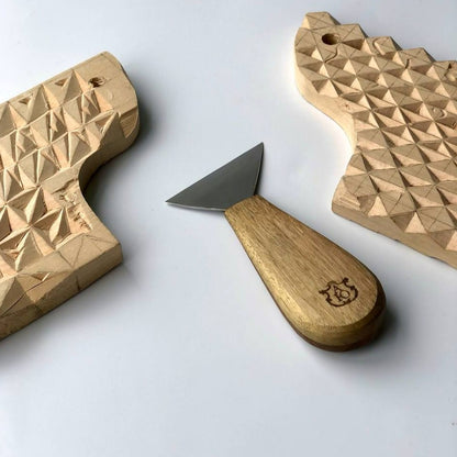 Chip Carving knife 70mm, Triangle knife chisel STRYI&Adolf Yurev Profi