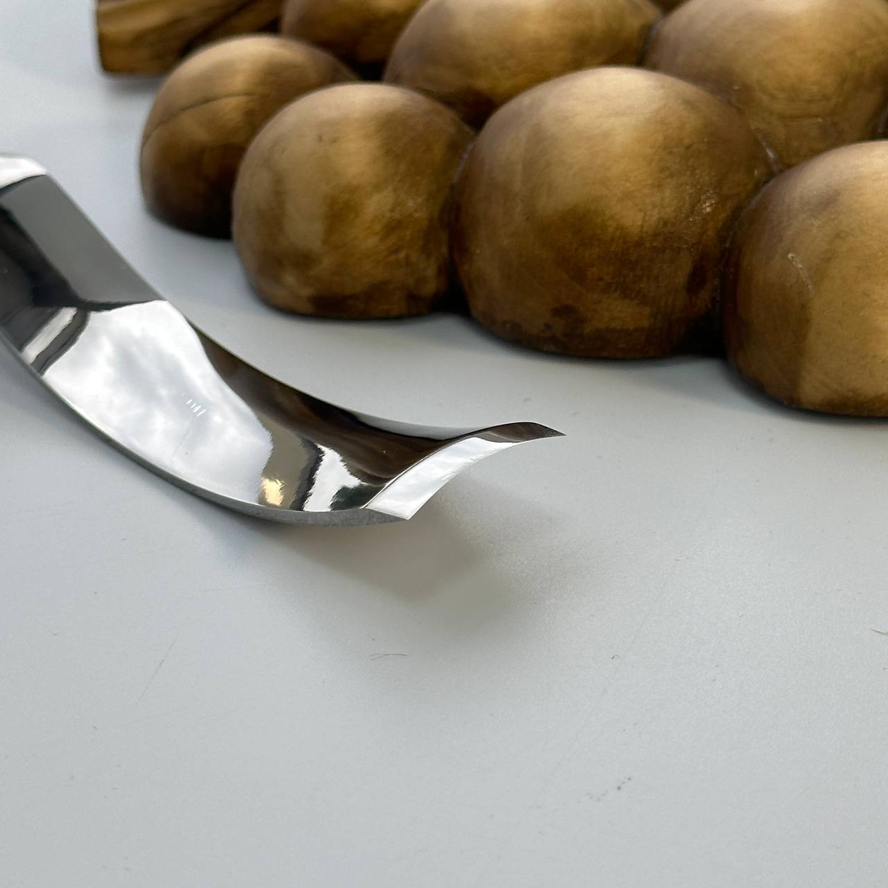 Revers bent gouge STRYI Profi, Carving grapes, Relief carving tools, Back bent gouges