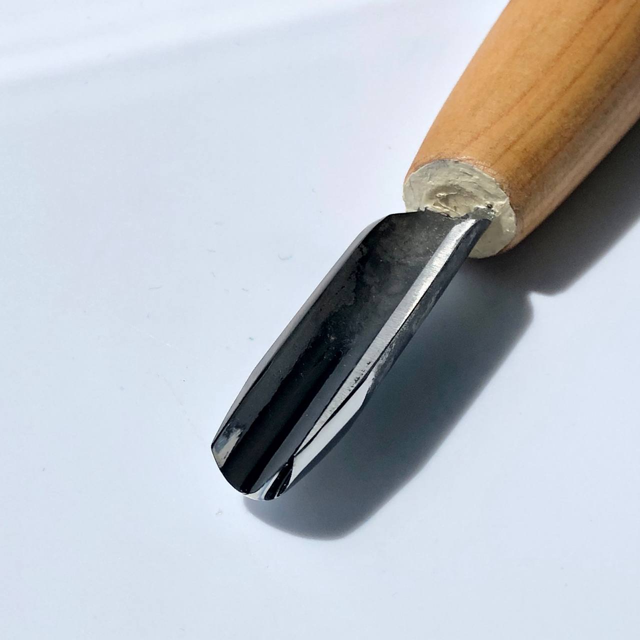 Skew-beveled short gouge STRYI&Adolf Yurev, Chip carving gouge Standart ...