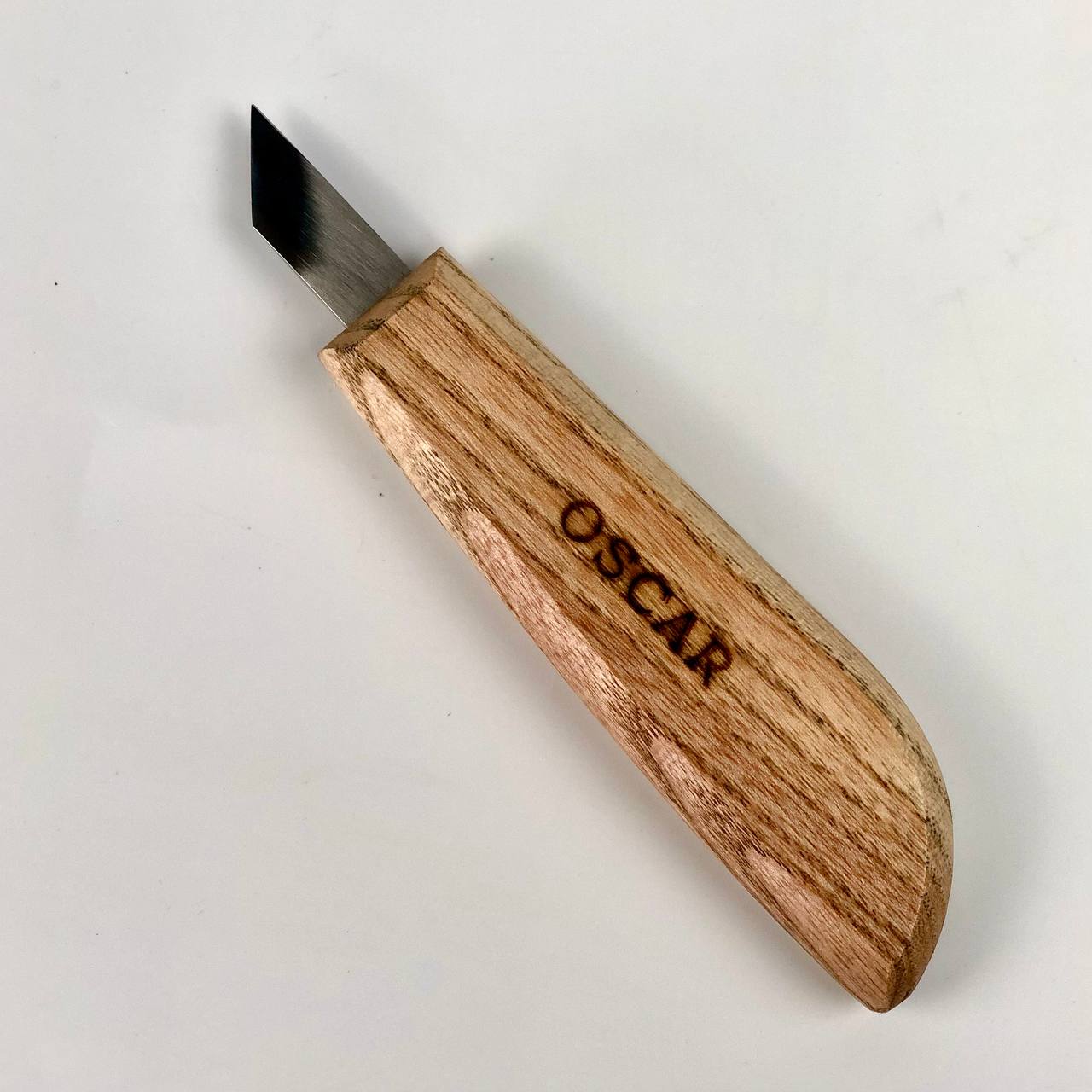 Skewed Wood carving knife OSСAR