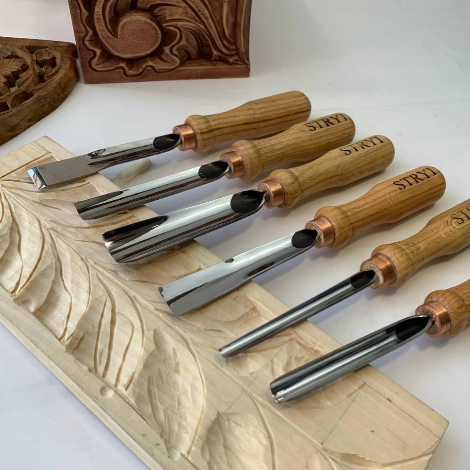 Gouges set, Basic wood carving kit STRYI