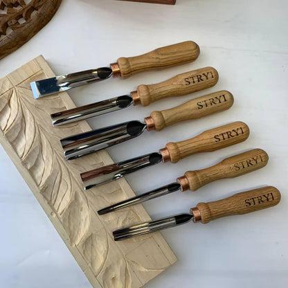 Gouges set, Basic wood carving kit STRYI