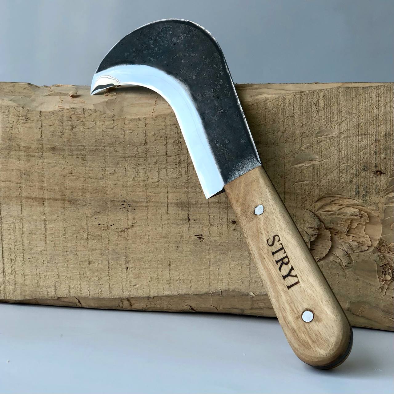 Hand Forget Sickle, Short Blade Machete, Greenwoodworking knife, Husband and Dad Gift, Camping Equipment for Men