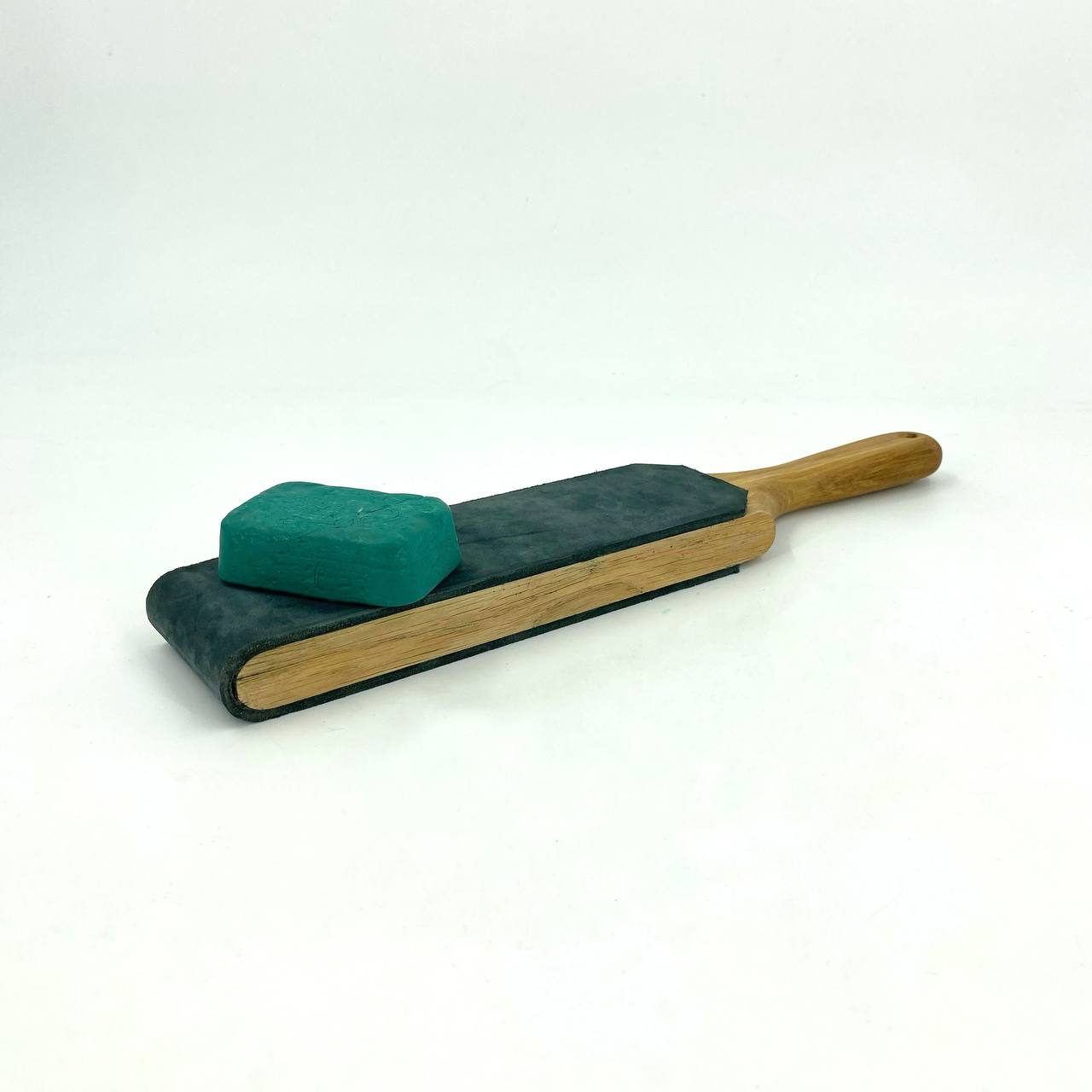 Leather strop double sided for Sharpening, polishing, Finishing knives, Sharpening kit