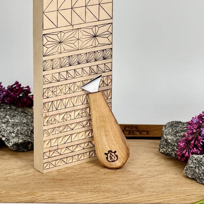 Cuchillo para tallar madera 30mm, cuchillo para tallar virutas STRYI&amp;Adolf Yurev Profi