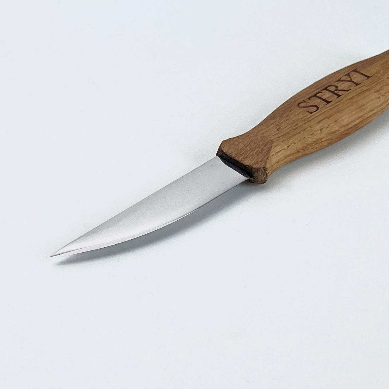 Cuchillo de escultura STRYI Profi para tallar madera 80mm