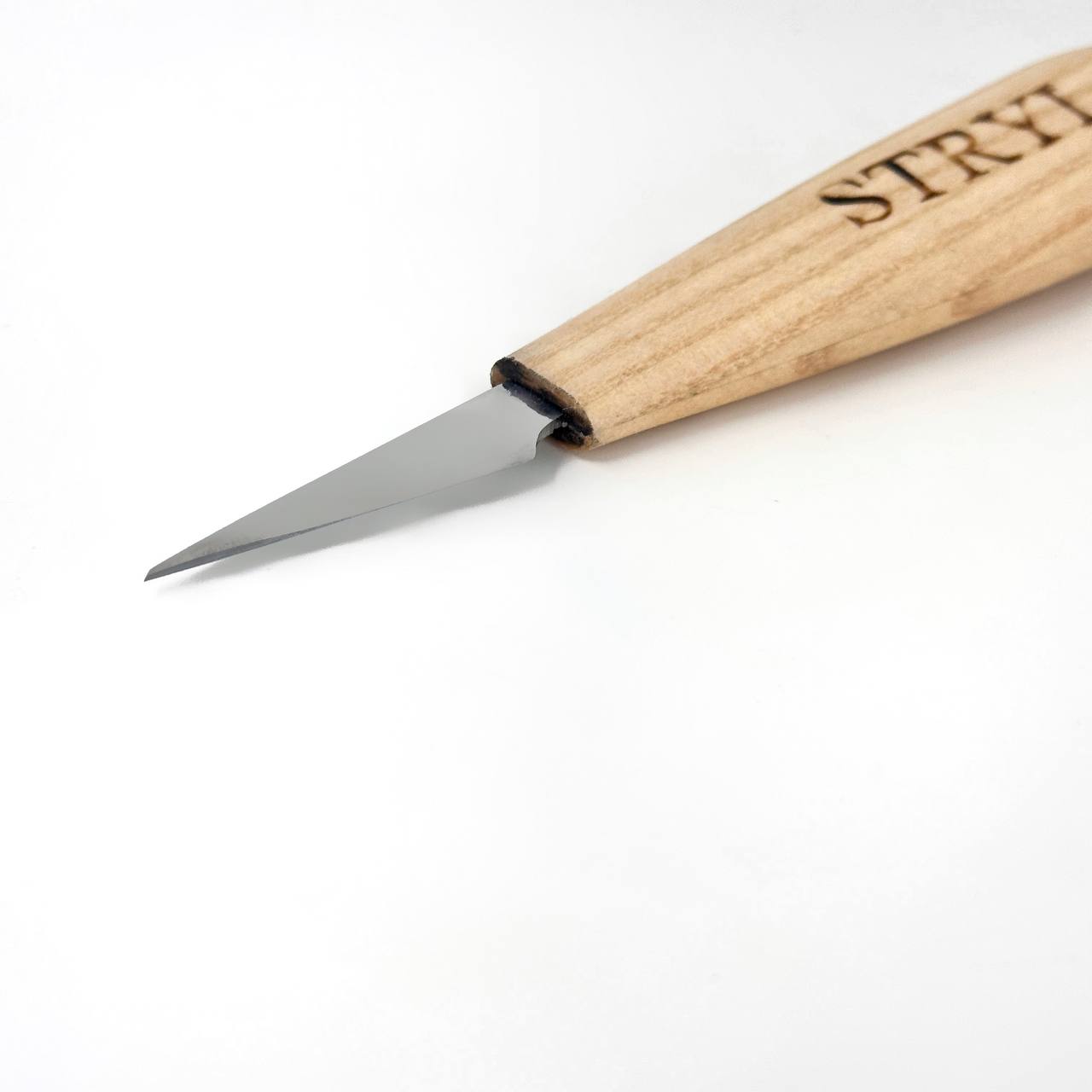 Holzschnitzmesser 40mm STRYI Profi für detaillierte Schnitzereien, Schnitzmesser, Sloydmesser