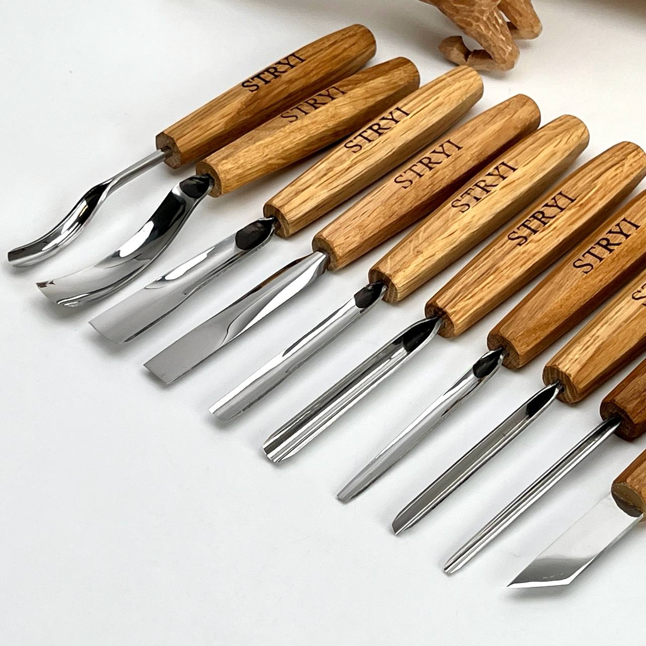Relief carving kit, Basic woodworking toolset, Versatile set STRYI