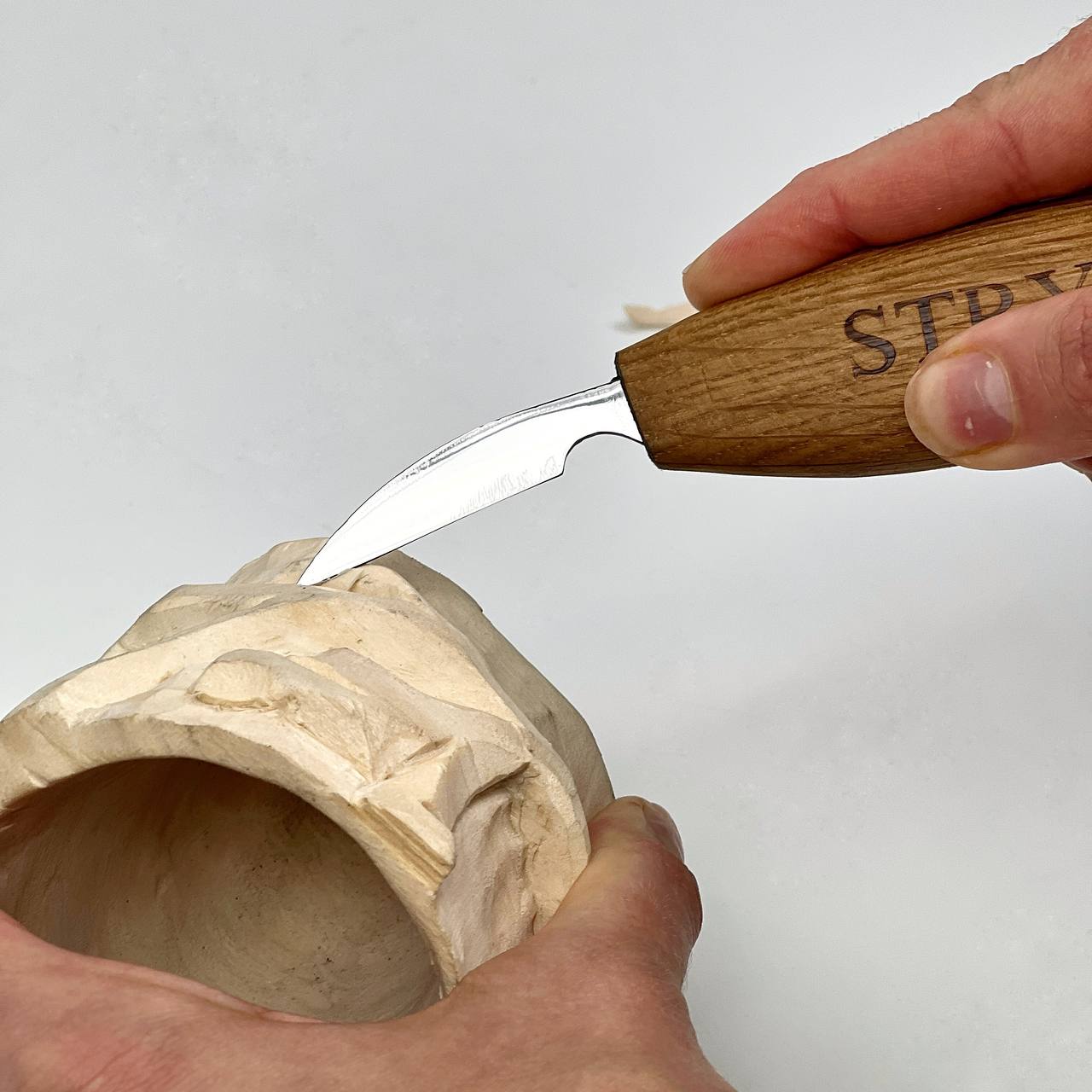Cuchillo de trinchar para virutas y detalles 38mm STRYI Profi