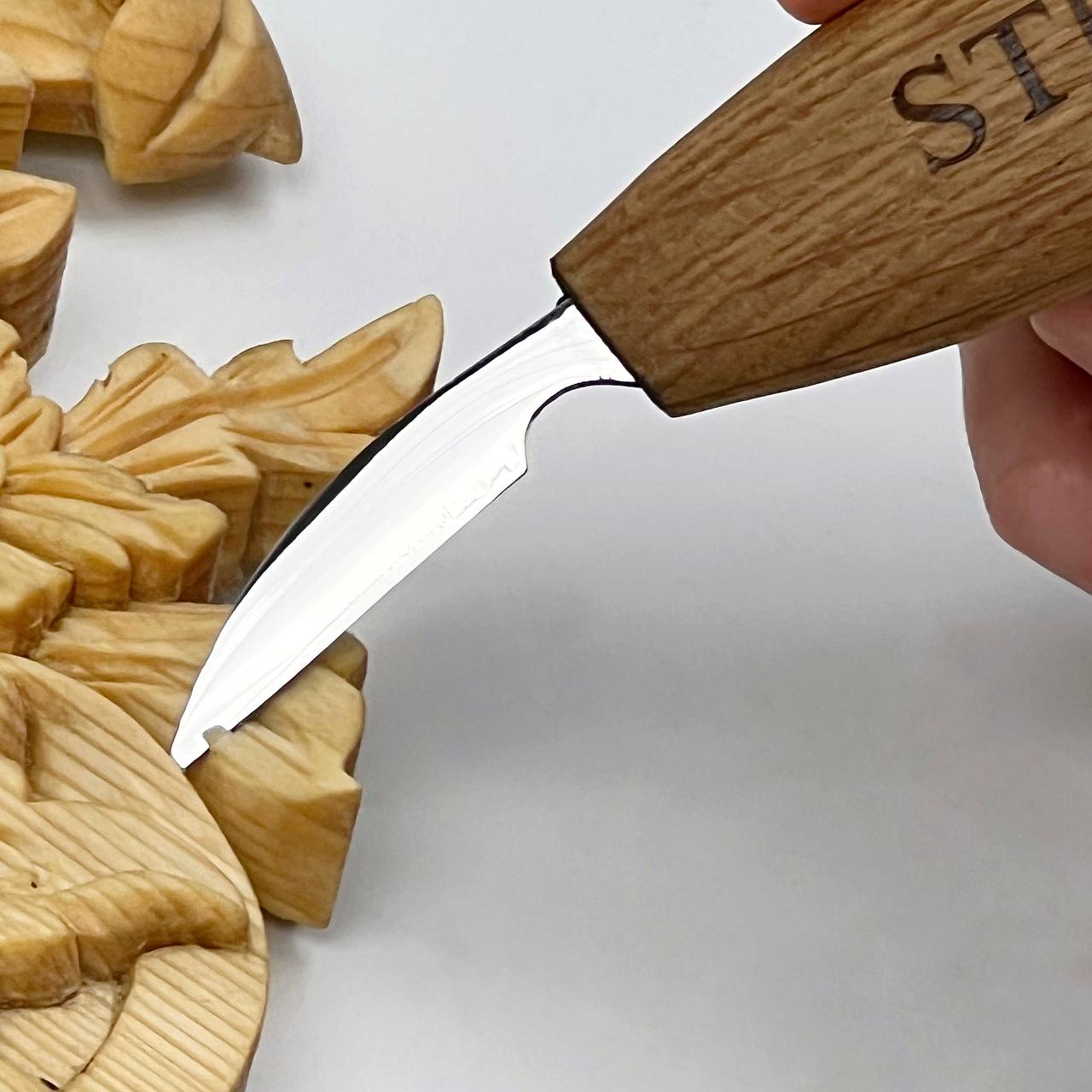 Cuchillo de trinchar para virutas y detalles 38mm STRYI Profi